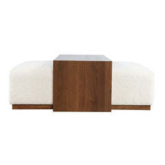 Domott Solid Wood Single Coffee Table