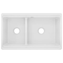 33" x 20" Double Bowl Apron Front Kitchen Sink