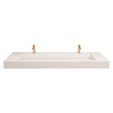Jessika 71'' Acrylic Double Bathroom Vanity Top with Sink
