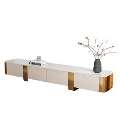 Modern Luxury 79'' Media Console with 4 Drawers