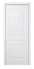 Traditional 3-panel laminated interior door