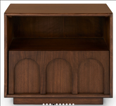 Prime Nightstand 1 drawer Walnut (Minor damage)