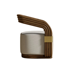 Lounge Chair - Grey Felt
