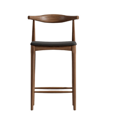 Trento Jet Walnut Counter Stool