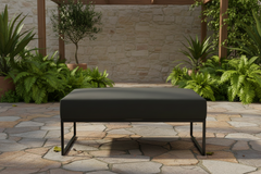 Black Arcadia Outdoor Ottoman