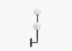 2 Light Sconce Black Finish