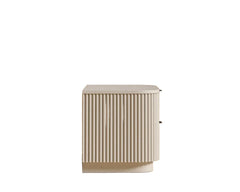 Alabaster Matte Lacquer-Nightstand