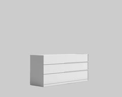 60"Glossy Lacquer Dresser