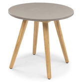 Outdoor cafe table concrete