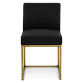black dining chair