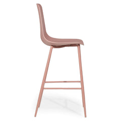 Svelti Bar Stool - Dusty Pink