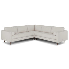 Tufted Sectional 107" couch( Minor Damage)