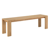 61" Bench - Natural Oak
