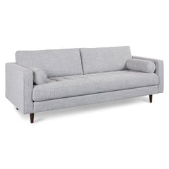 88" Tufted Sofa - Stone Gray