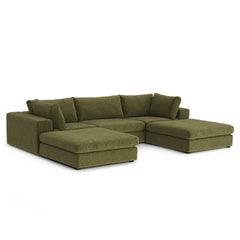 Modular U Sectional - Green