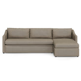 109" Storage Sleeper Sectional - Napa Taupe