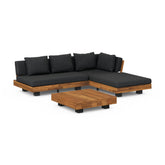 82.5" Outdoor Low Right Sectional Set