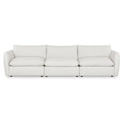 131.5" Modular Sofa - Silver Ivory