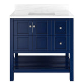 Navy Blue Vanity