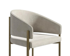 Dining Chair-brass Latte