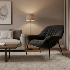 Black Lounge Chair