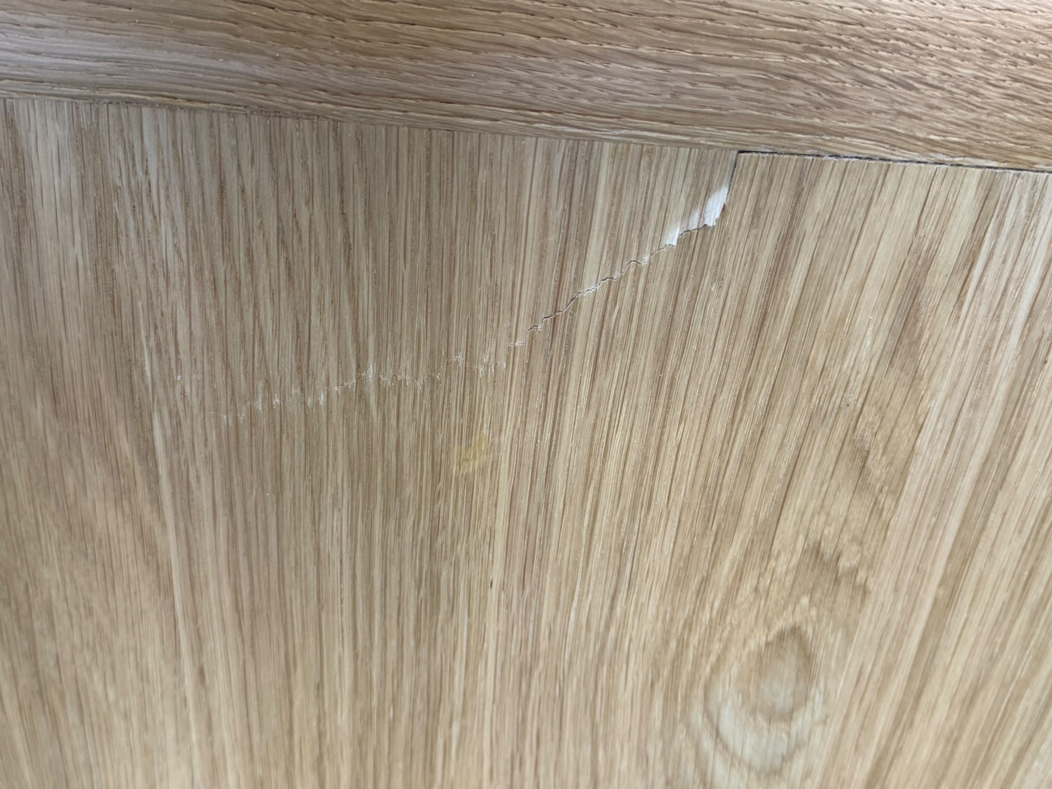 Oak - Call me desk (minor damage)