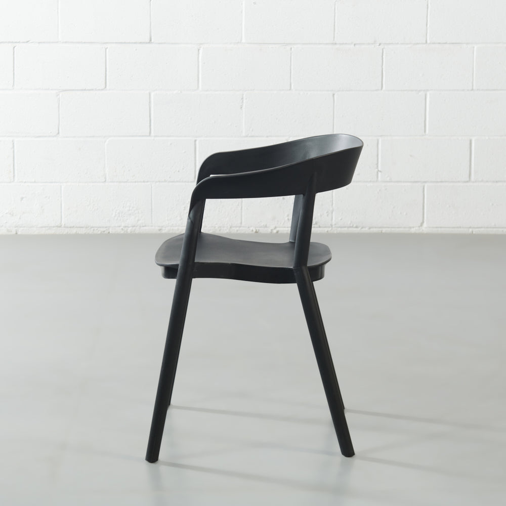 Black Arm Chair - Mills