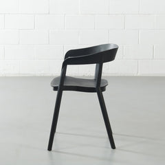 Black Arm Chair - Mills