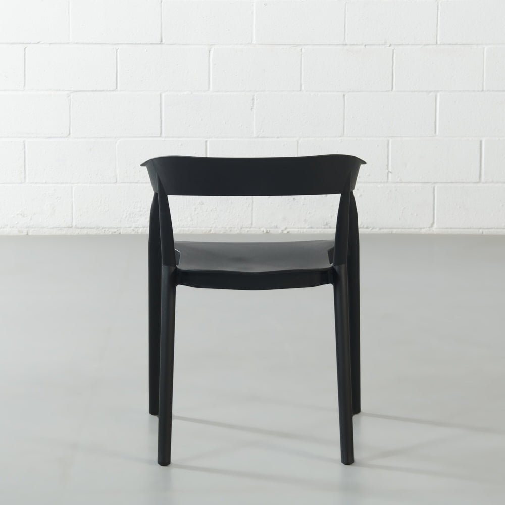Black Arm Chair - Mills