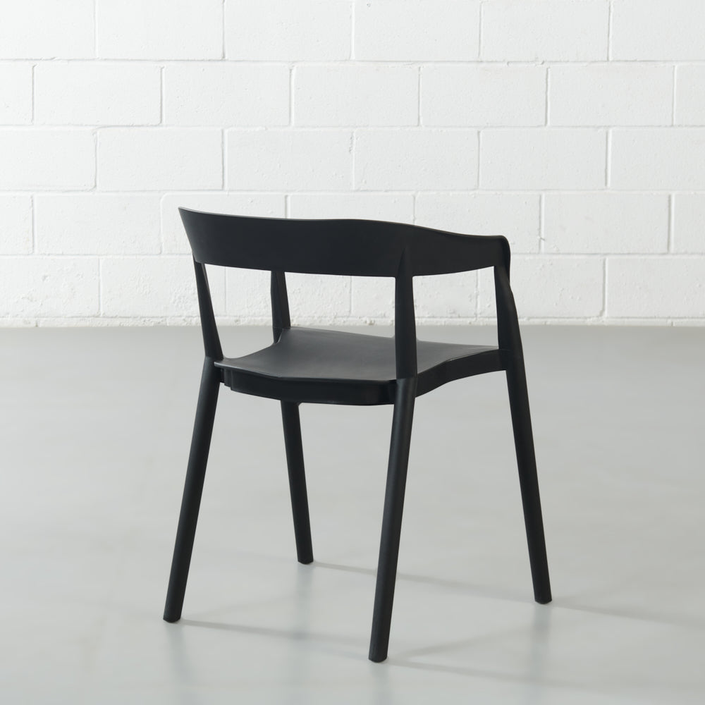 Black Arm Chair - Mills