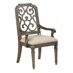 Vintage Salvage Tristan Back Arm Chair in Walnut