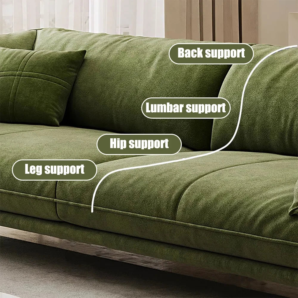 Green Velvet Sofa
