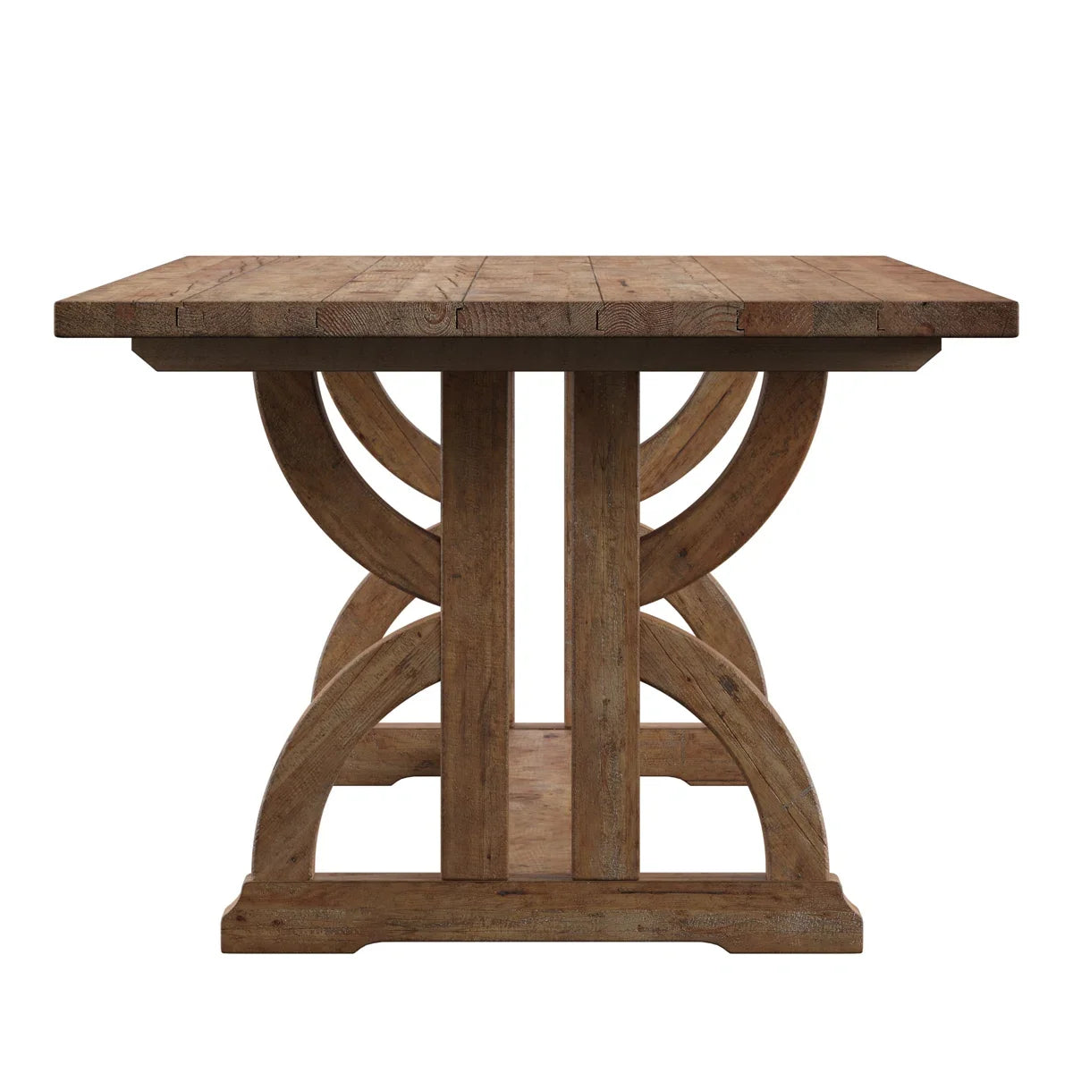 Aldrina Solid Wood Base Dining Table