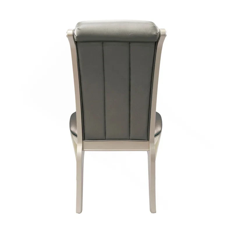 Button-Tufted Upholstered Dining Chair - Set of 2