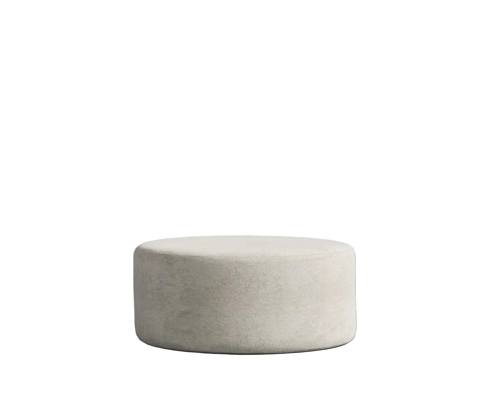 Round Ottoman Helium Cloud