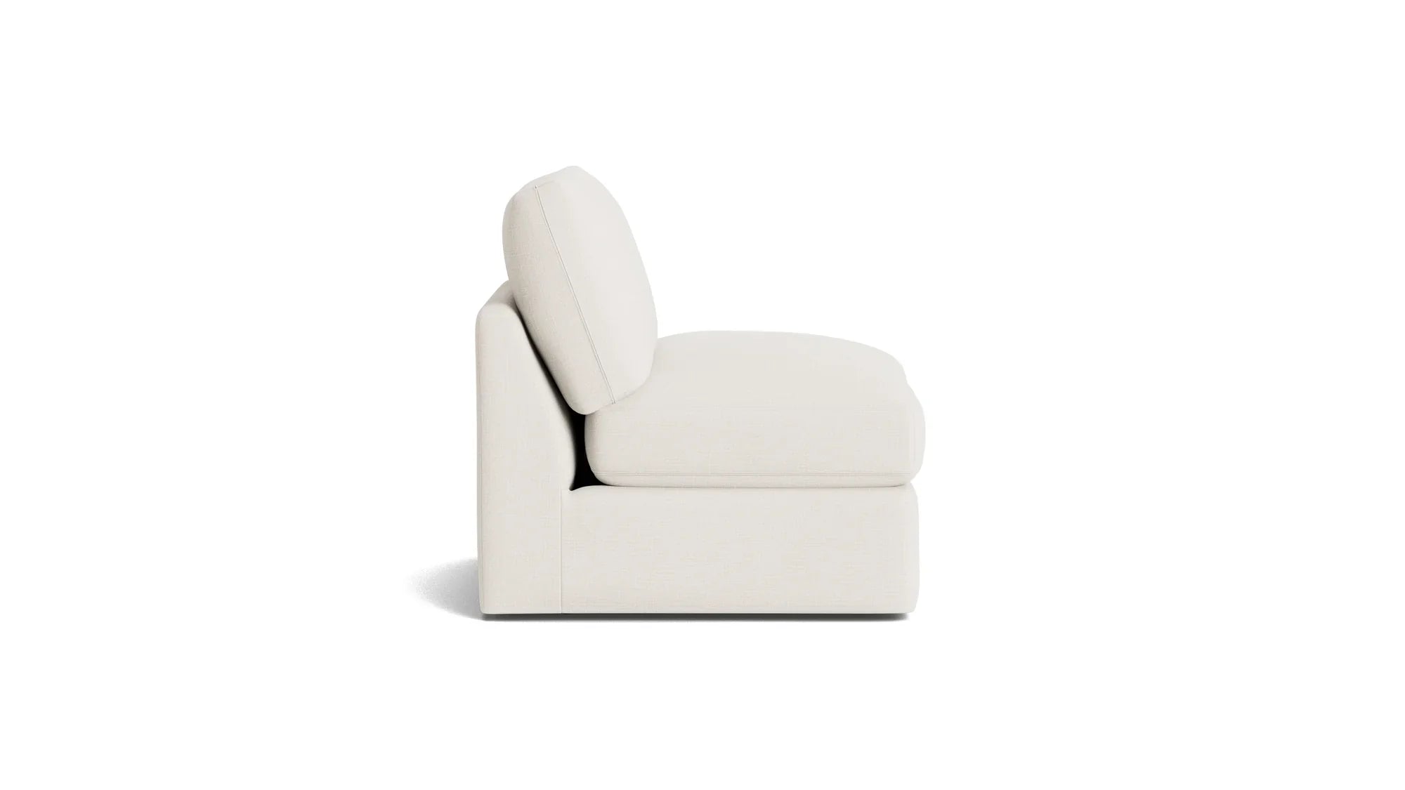 Cream Linen - Armless Chair