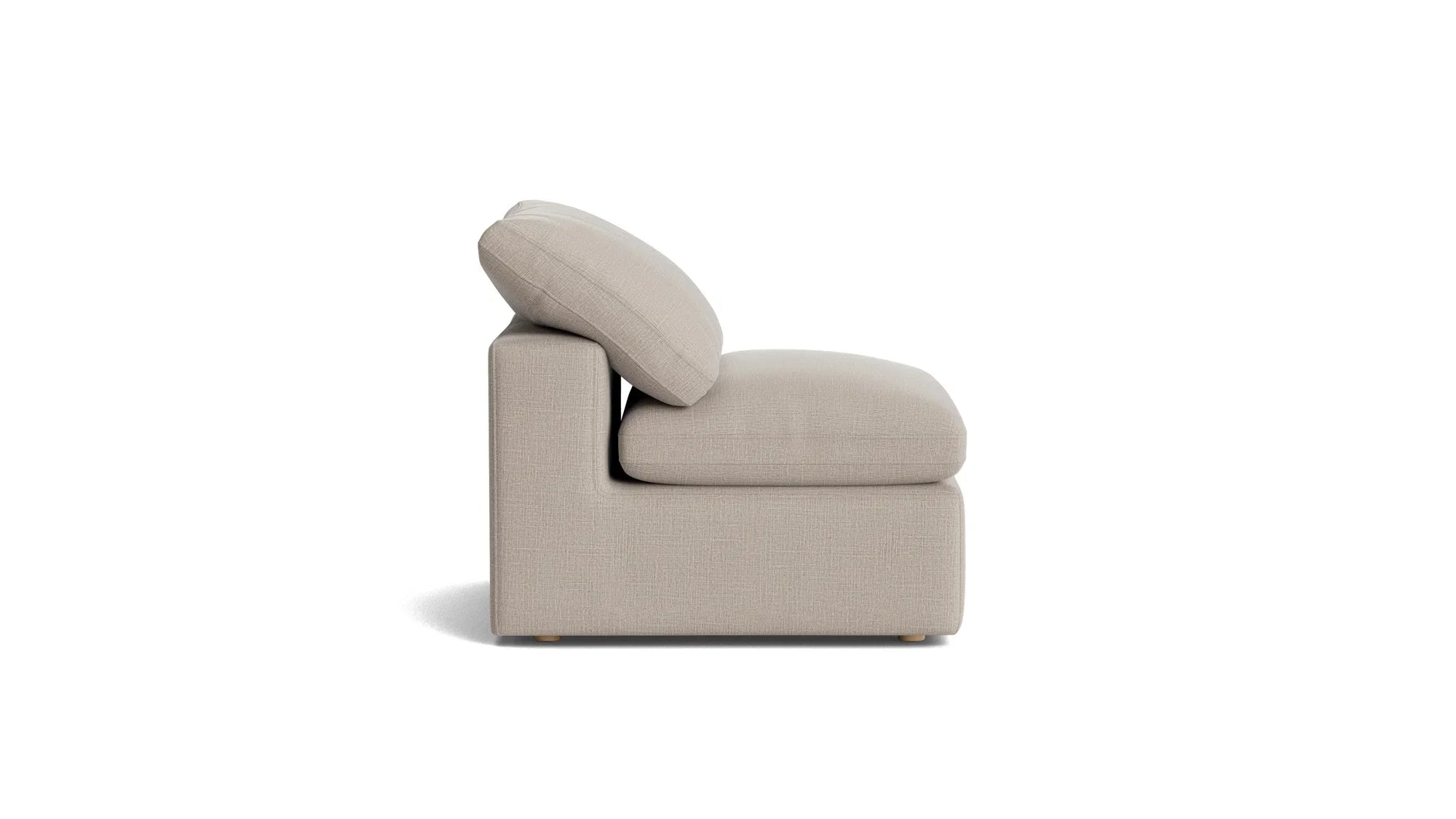 Light Pebble - Armless Chair