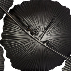 Black Metal Contemporary Wall Decor 23 X 26 X 2