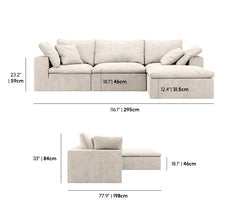 Lunar Dune-Sectional Sofa