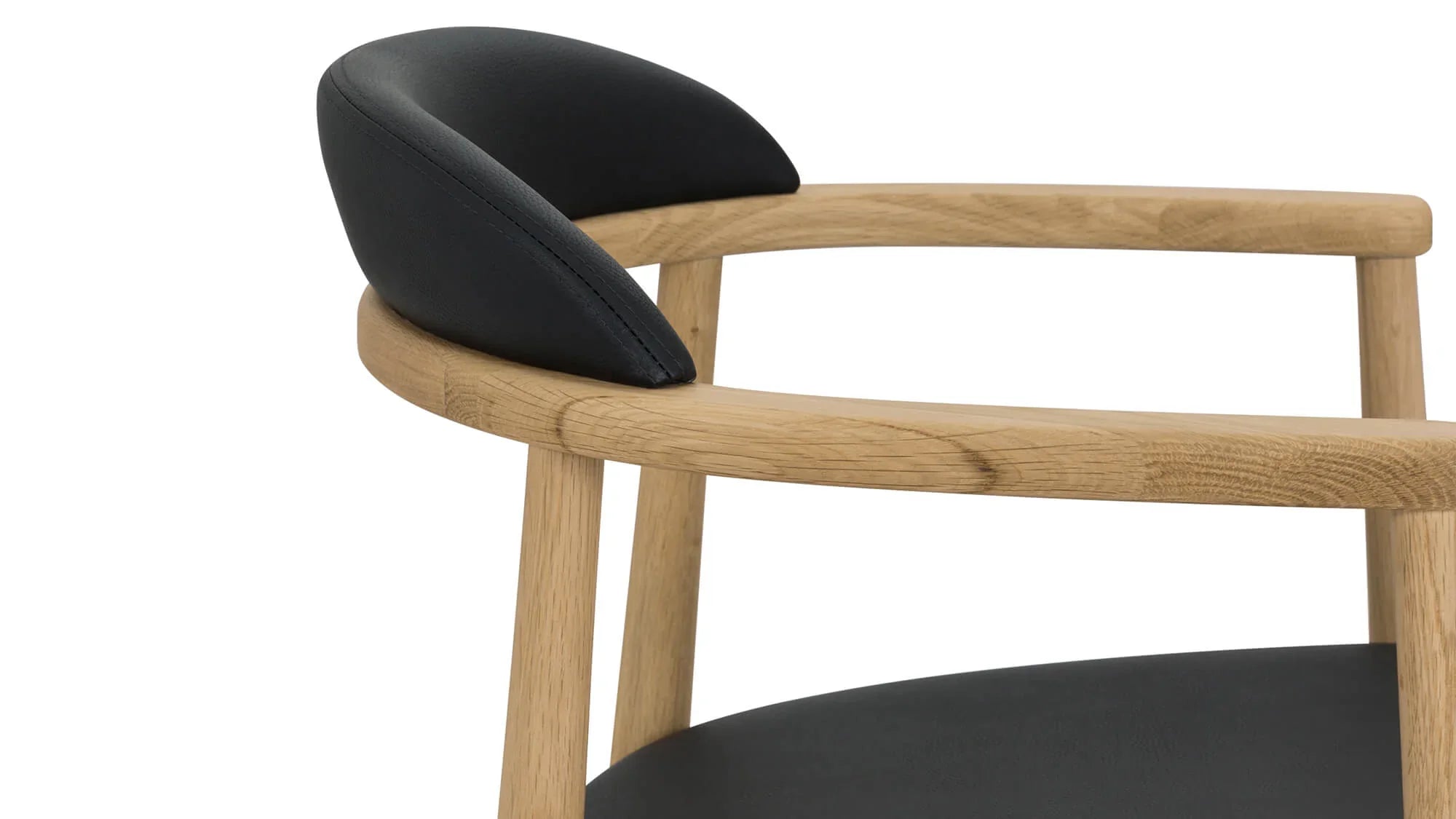Arm black dining  chair