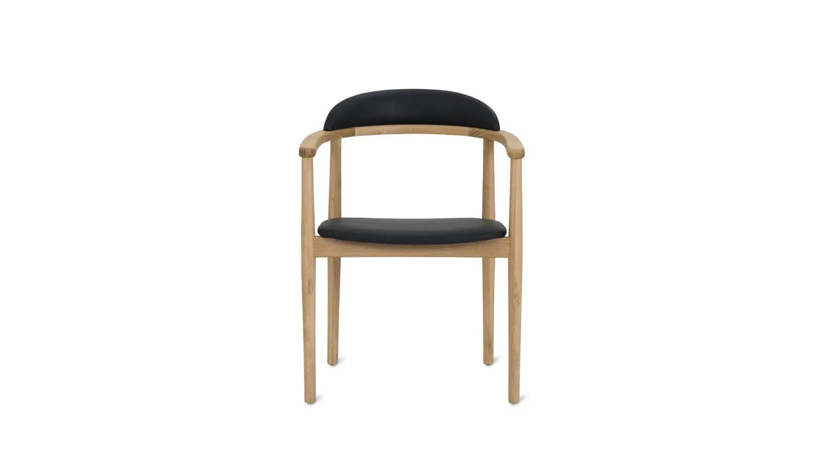 Arm black dining  chair