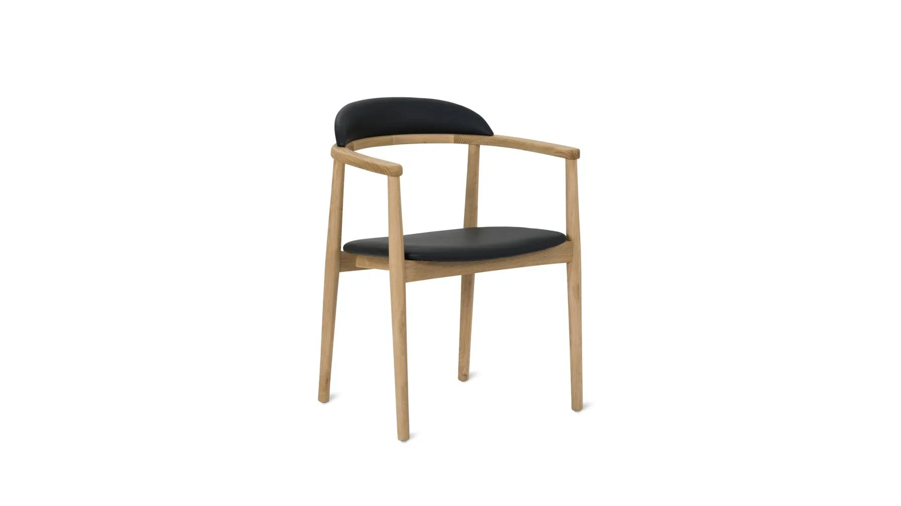 Arm black dining  chair