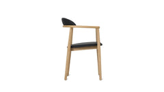 Arm black dining  chair