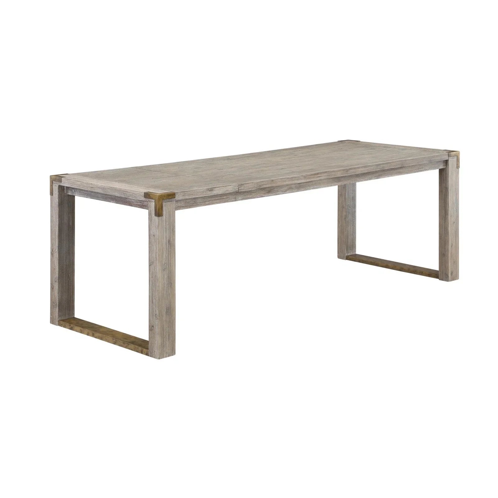 Leaf Acacia Wood Dining Table (Minor damage)