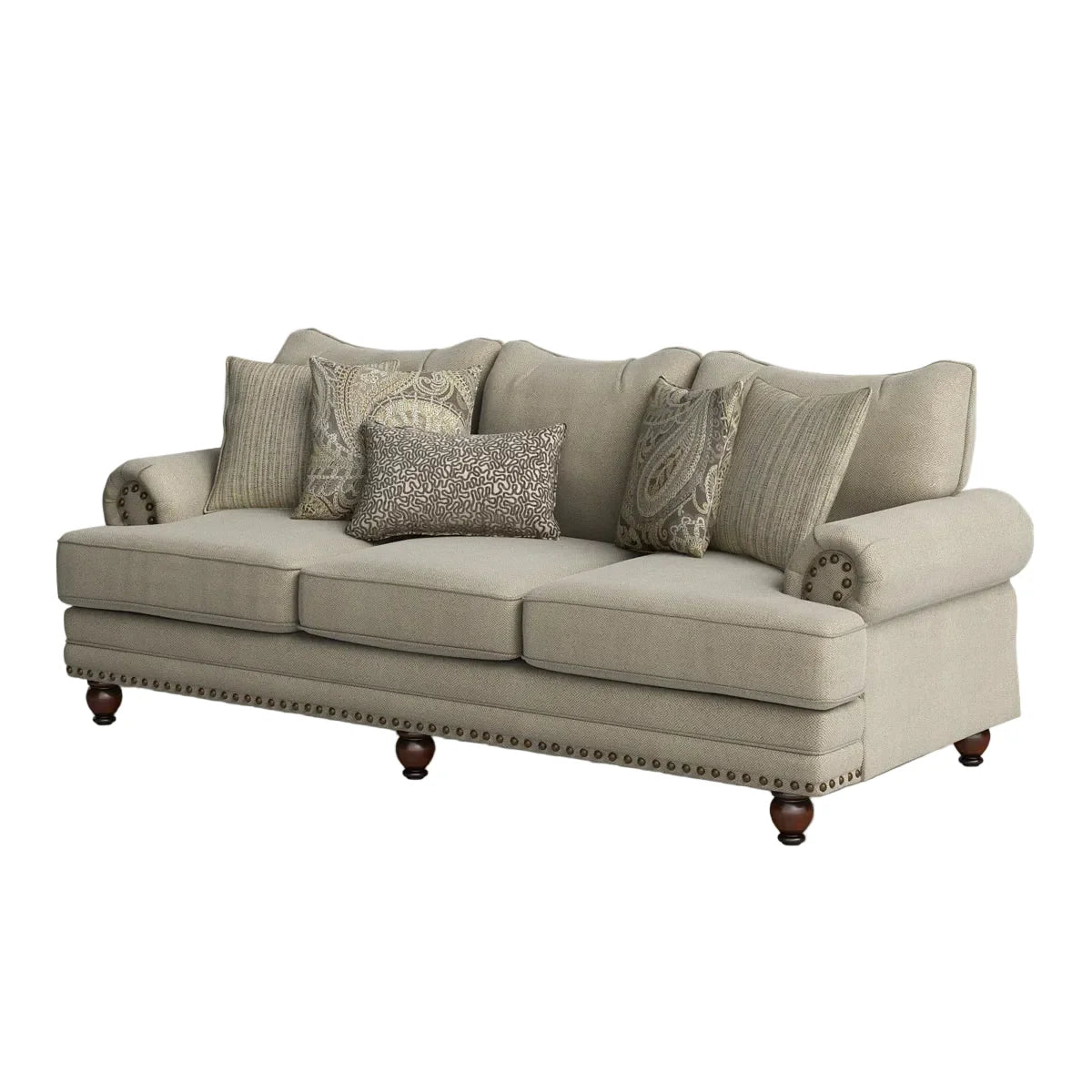 Frede 96'' Upholstered Sofa(minor damage)