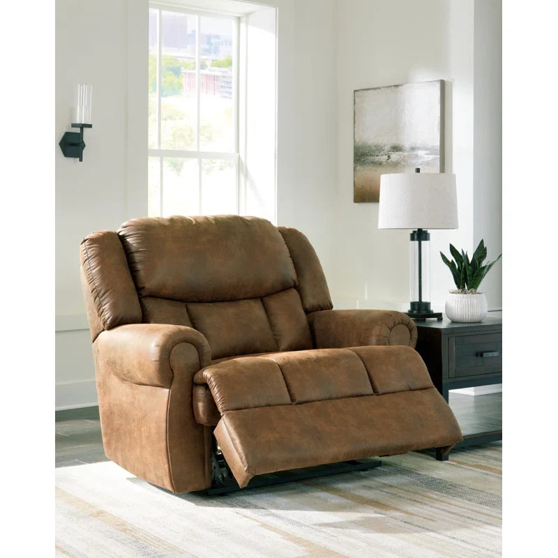 Geraldeen Faux Leather Power Recliner