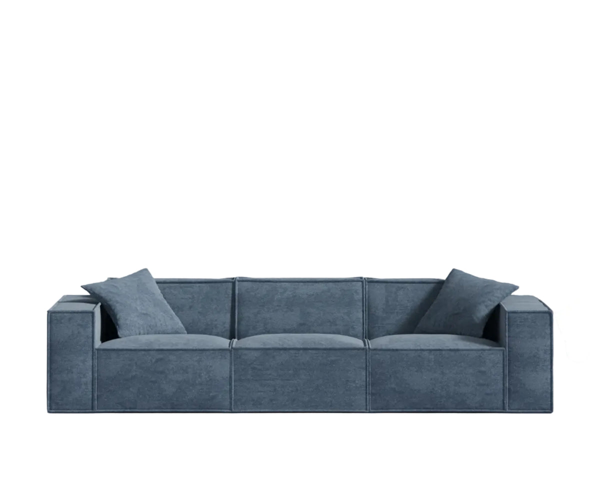 Three Seater-Hydrogen Blue Sofa
