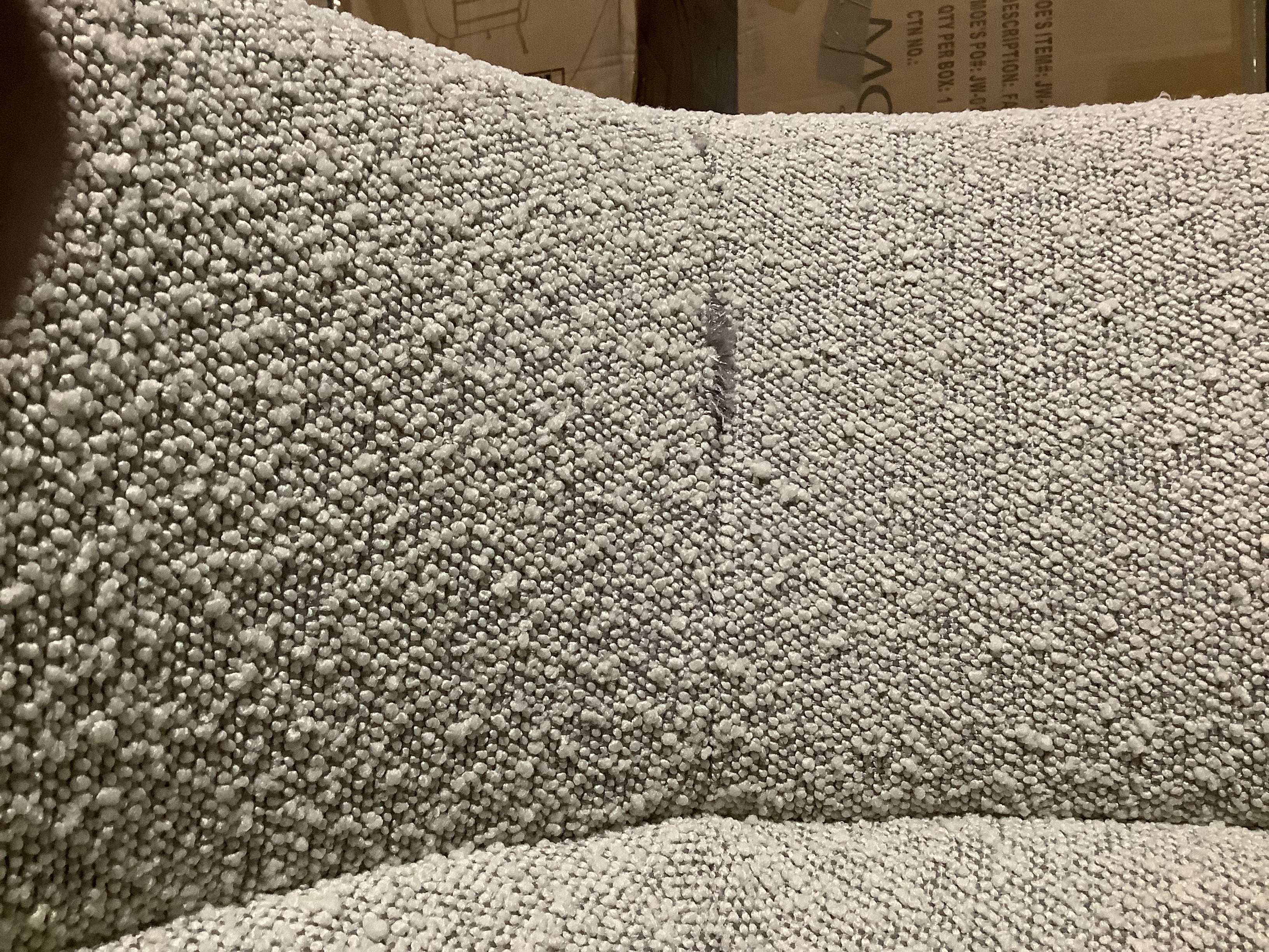 Nook Warm Frost Lounge Chair (minor damage)