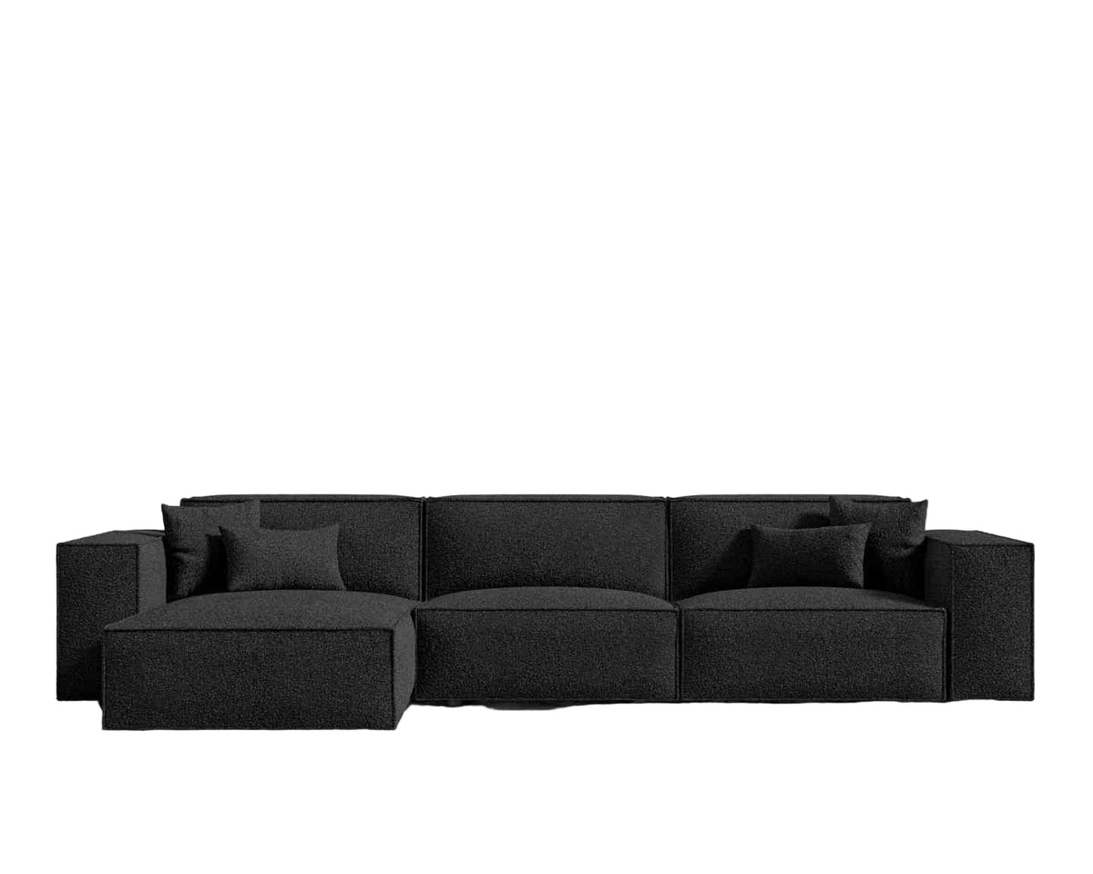 Partner 2-Piece Sectional Caviar