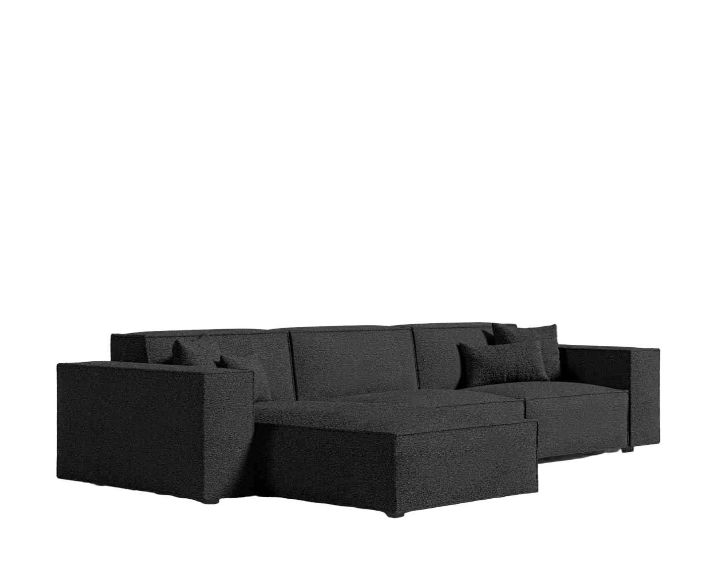 Partner 2-Piece Sectional Caviar